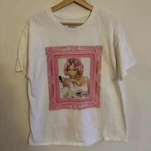 Nicki Minaj Gray Cotton Tee